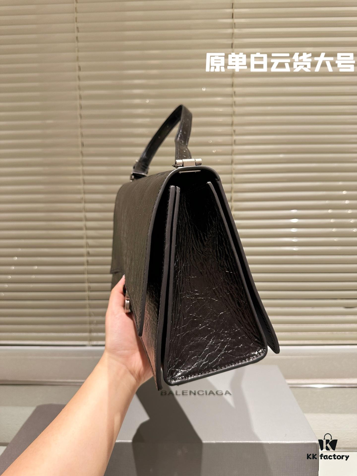 Original Quality White Cloud Goods, Full-Grain Leather Balenciaga Autumn New Arrival Crush Bag