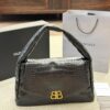 Crocodile Texture - BALENCIAGA BB SOFT Flap Bag with Exceptional Style