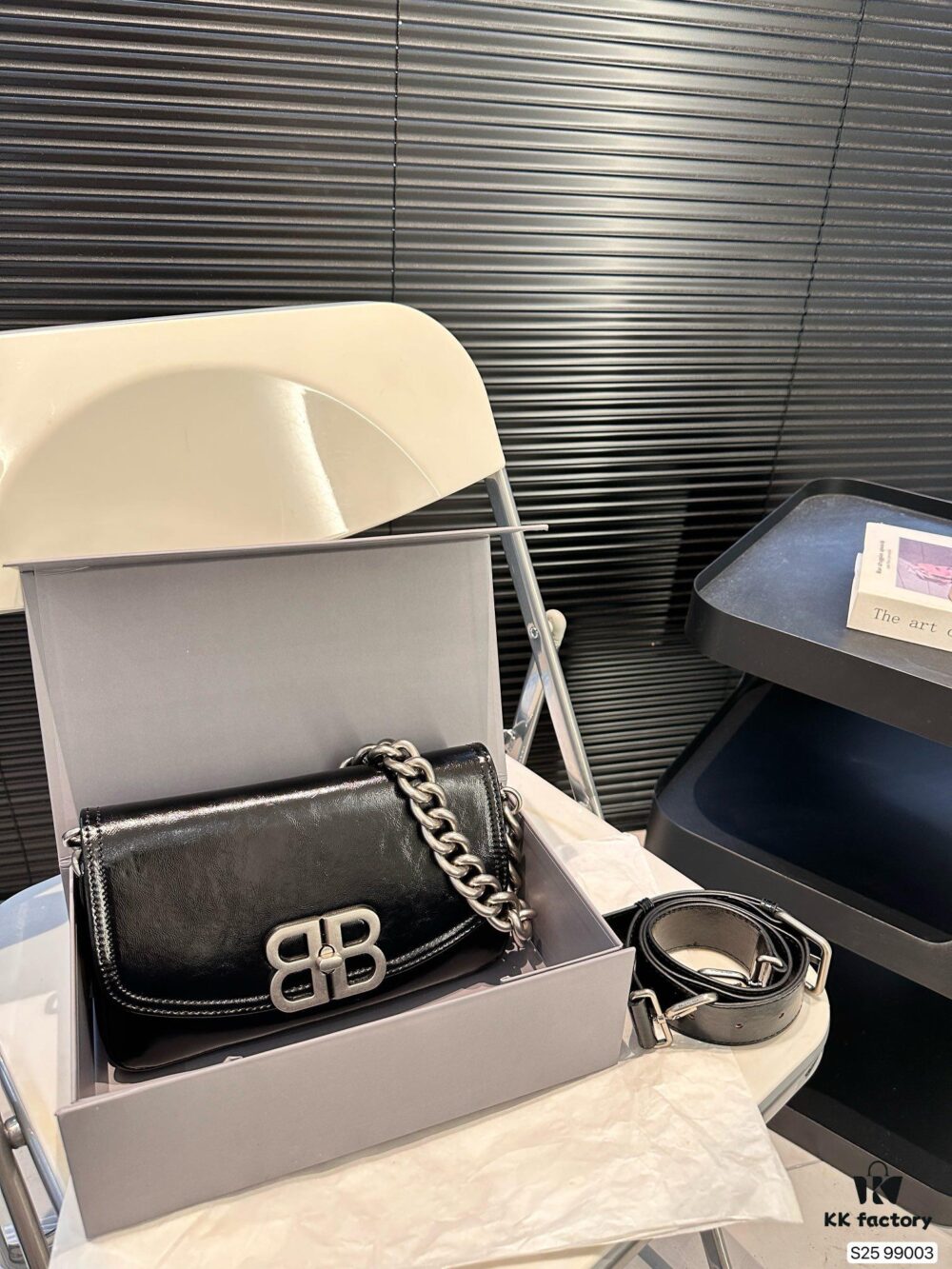 Balenciaga BB Soft Flap Bag with Foldable Box