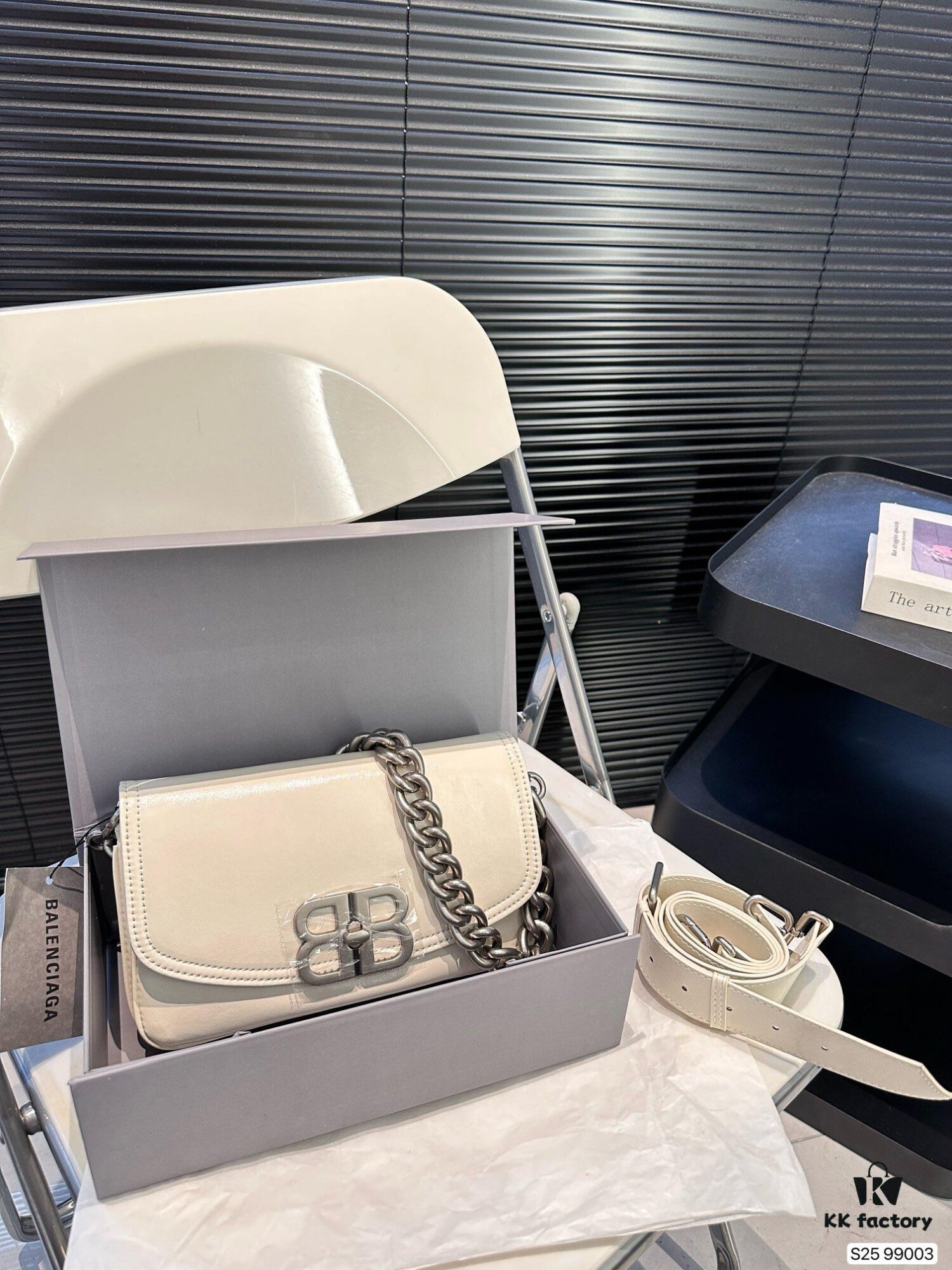 Balenciaga BB Soft Flap Bag with Foldable Box