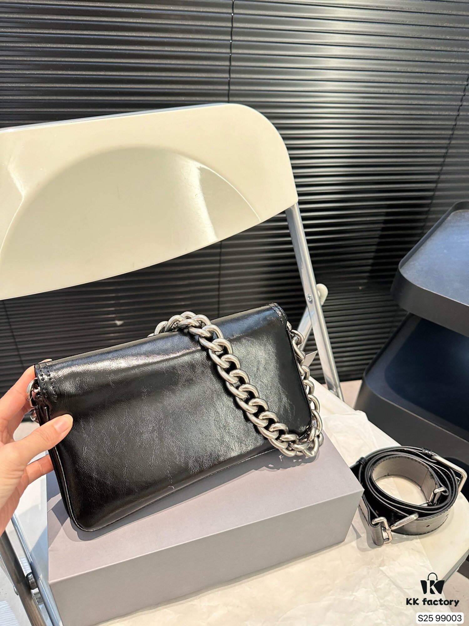 Balenciaga BB Soft Flap Bag with Foldable Box