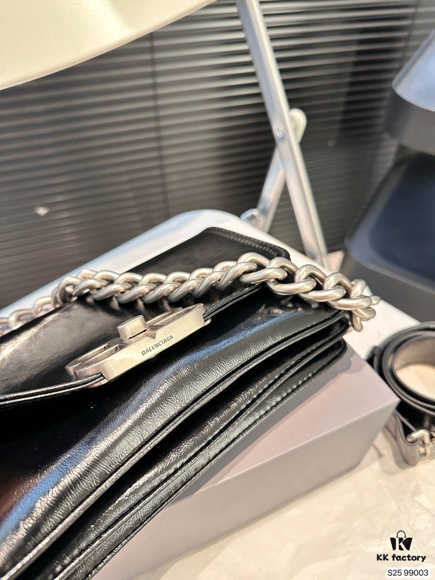 Balenciaga BB Soft Flap Bag with Foldable Box