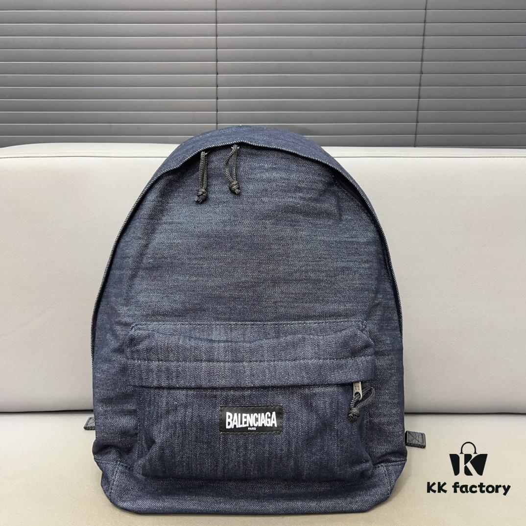 Balecntaga Balenciaga Unisex Backpack, Classic Replica Design with Precision Inlay Workmanship, 42 x 33 cm