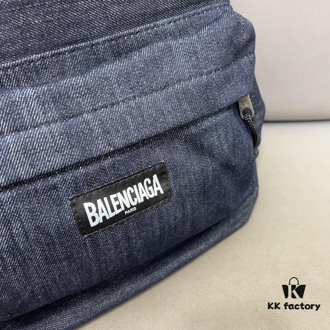 Balecntaga Balenciaga Unisex Backpack, Classic Replica Design with Precision Inlay Workmanship, 42 x 33 cm