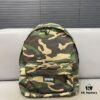 Balecntaga Balenciaga Camouflage Backpack Unisex Design Classic Replica with Precision Inlay Work Original Fabric 42 x 33 cm