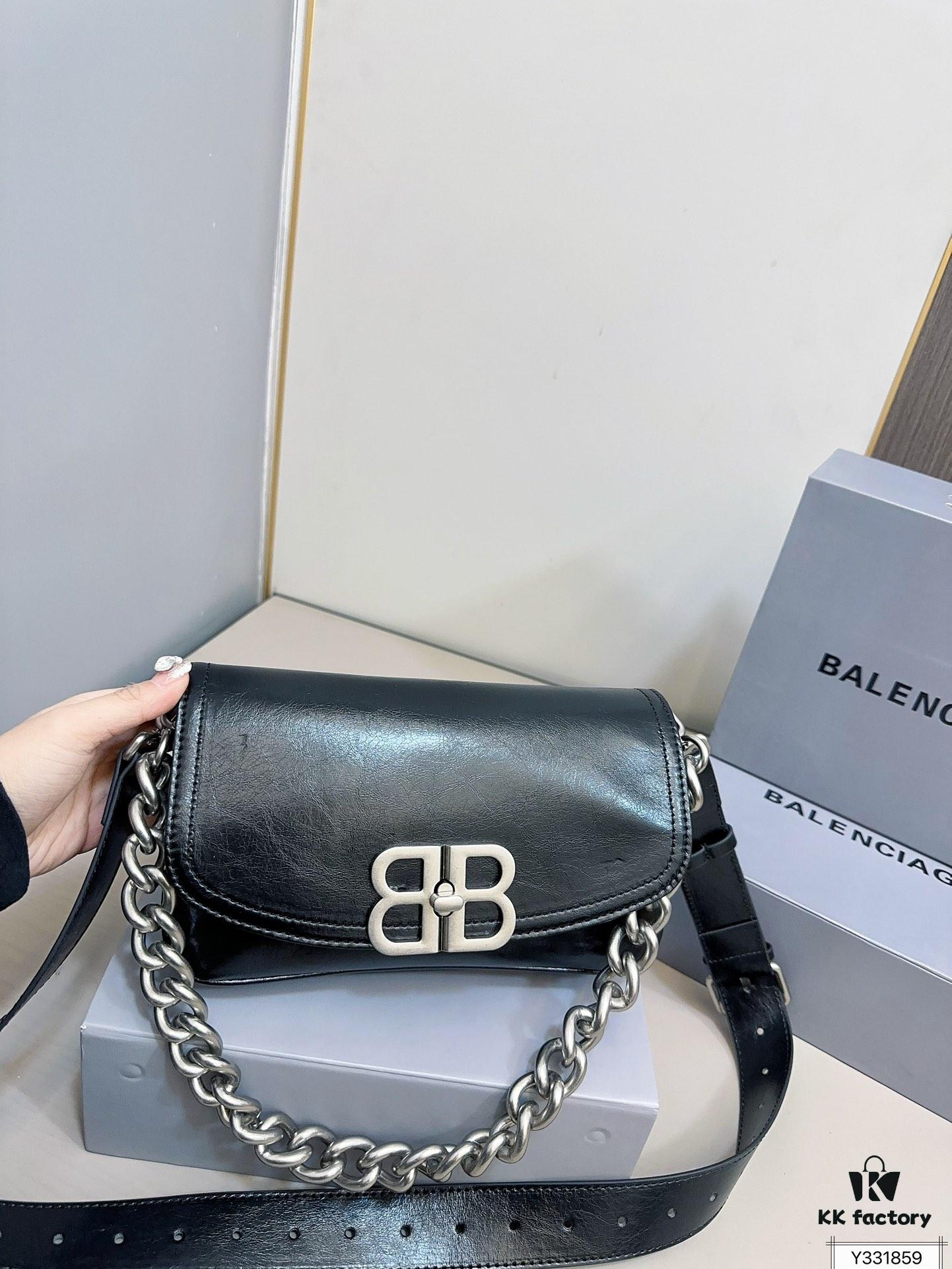 Balenciaga BB Soft Flap Bag with Foldable Box