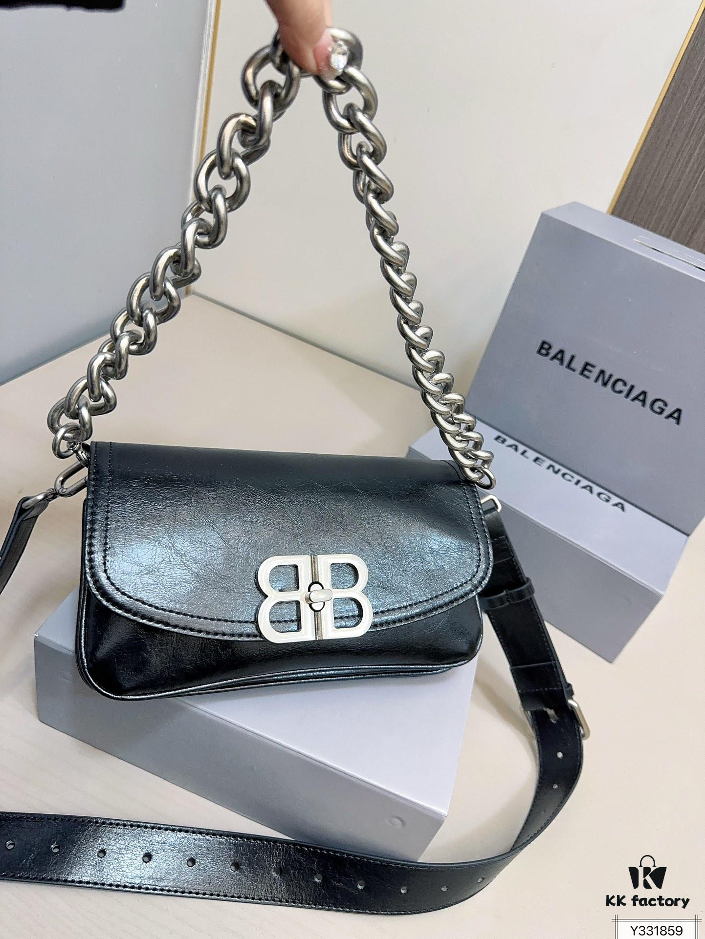 Balenciaga BB Soft Flap Bag with Foldable Box