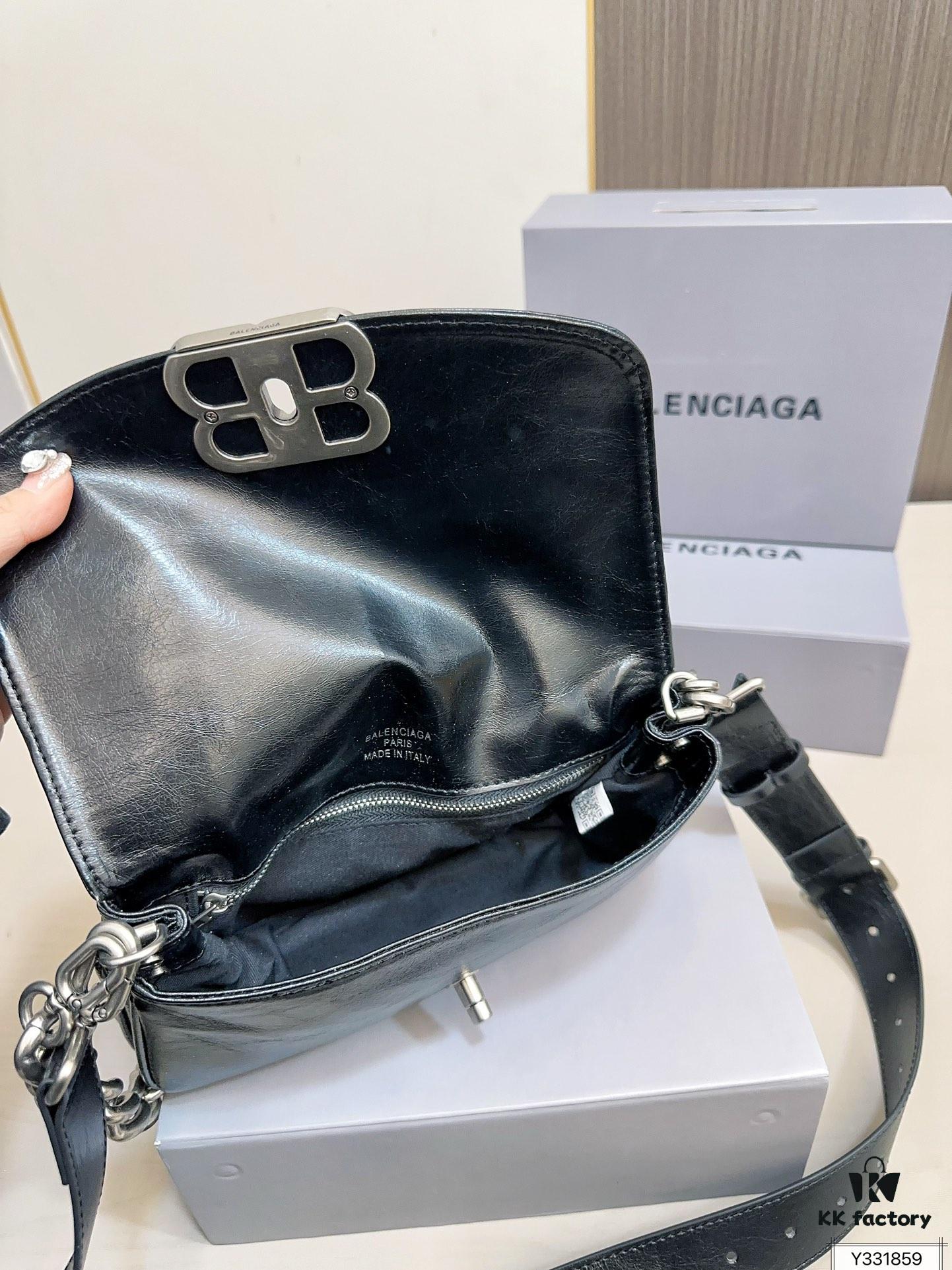 Balenciaga BB Soft Flap Bag with Foldable Box