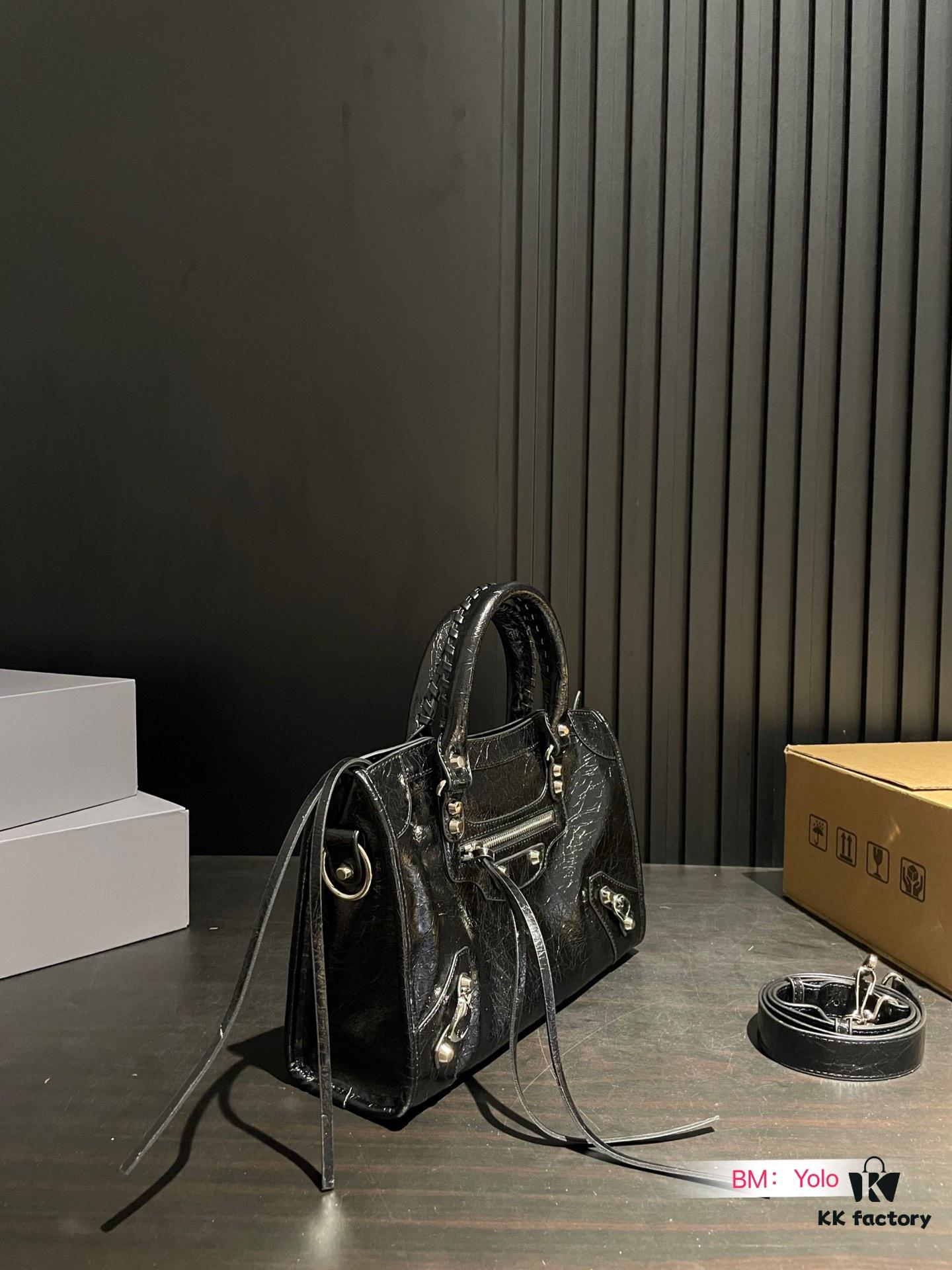 Balenciaga Motorcycle Bag with Foldable Gift Box
