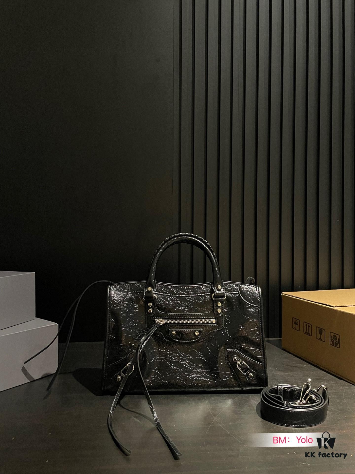 Balenciaga Motorcycle Bag with Foldable Gift Box