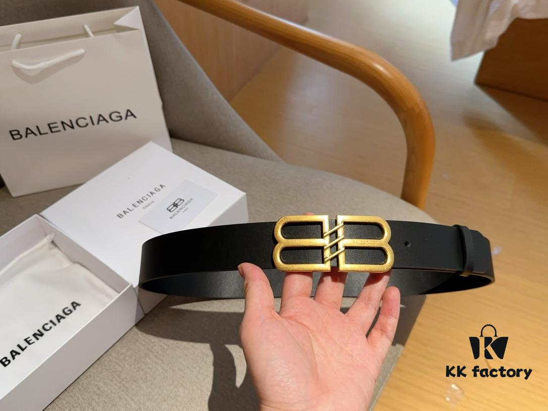 Balenciaga Men's Leather Belt