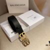 Balenciaga Men's Leather Belt
