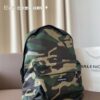 Camouflage Balenciaga Backpack 34*44cm, Stylish for Both Men and Women