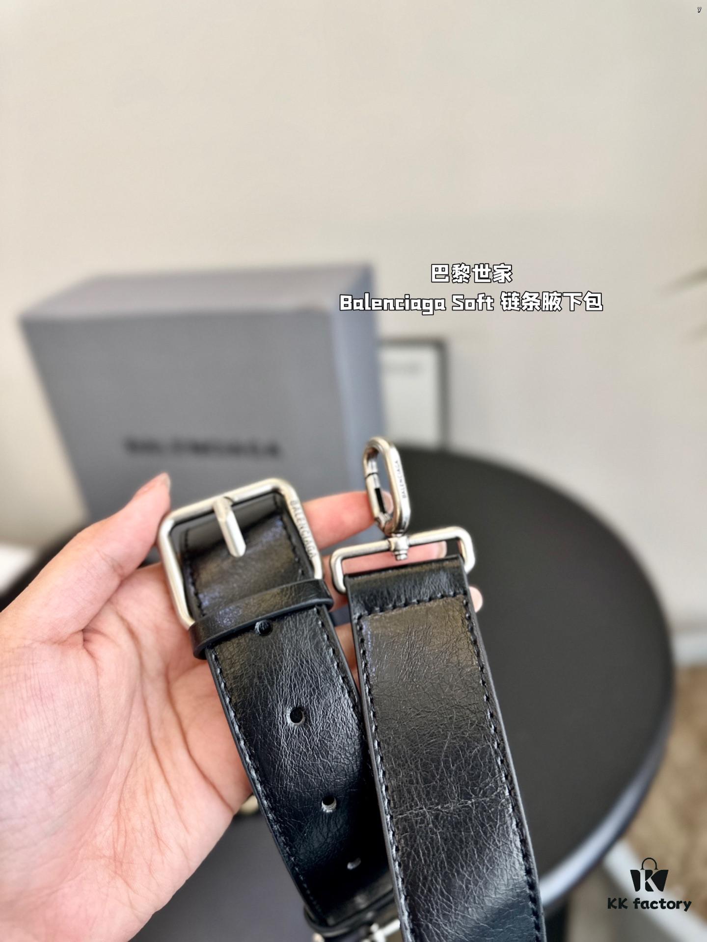 Balenciaga BB Soft Chain Bag Shoulder Bag Foldable Box