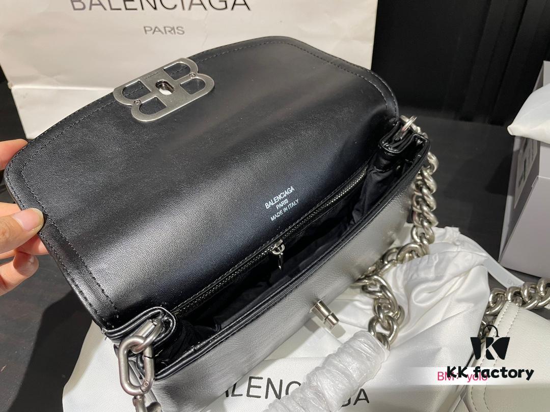 Small and Large Sizes with Foldable Gift Box Balenciaga BB Soft Flap Bag New Arrival