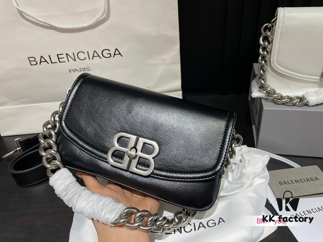 Small and Large Sizes with Foldable Gift Box Balenciaga BB Soft Flap Bag New Arrival