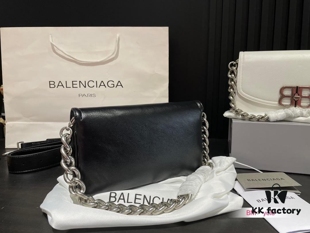 Small and Large Sizes with Foldable Gift Box Balenciaga BB Soft Flap Bag New Arrival