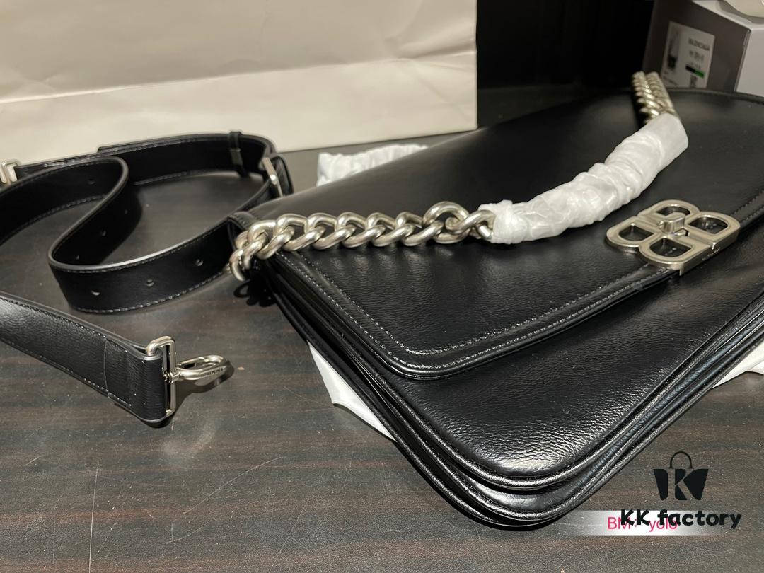 Small and Large Sizes with Foldable Gift Box Balenciaga BB Soft Flap Bag New Arrival