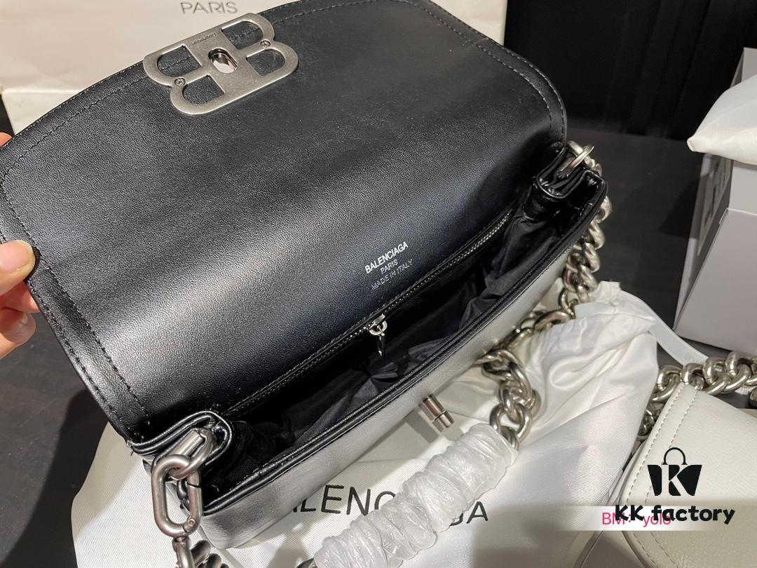 Small and Large Sizes with Foldable Gift Box Balenciaga BB Soft Flap Bag New Arrival