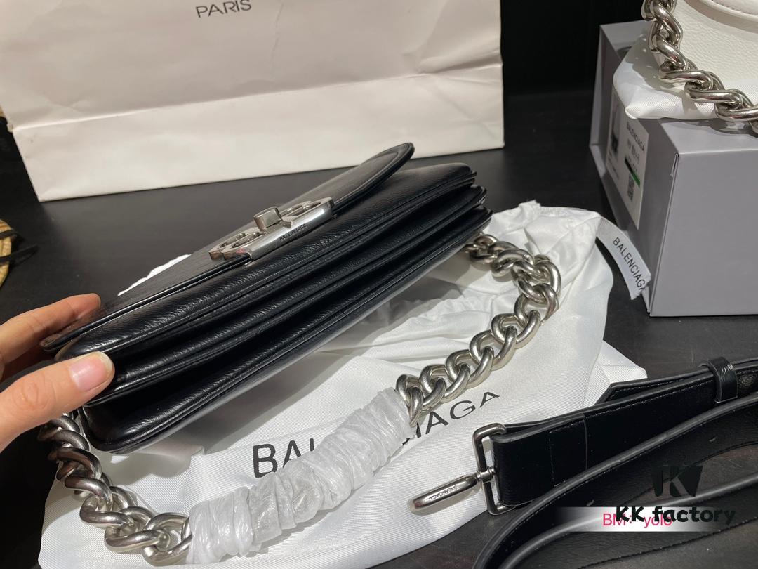 Small and Large Sizes with Foldable Gift Box Balenciaga BB Soft Flap Bag New Arrival