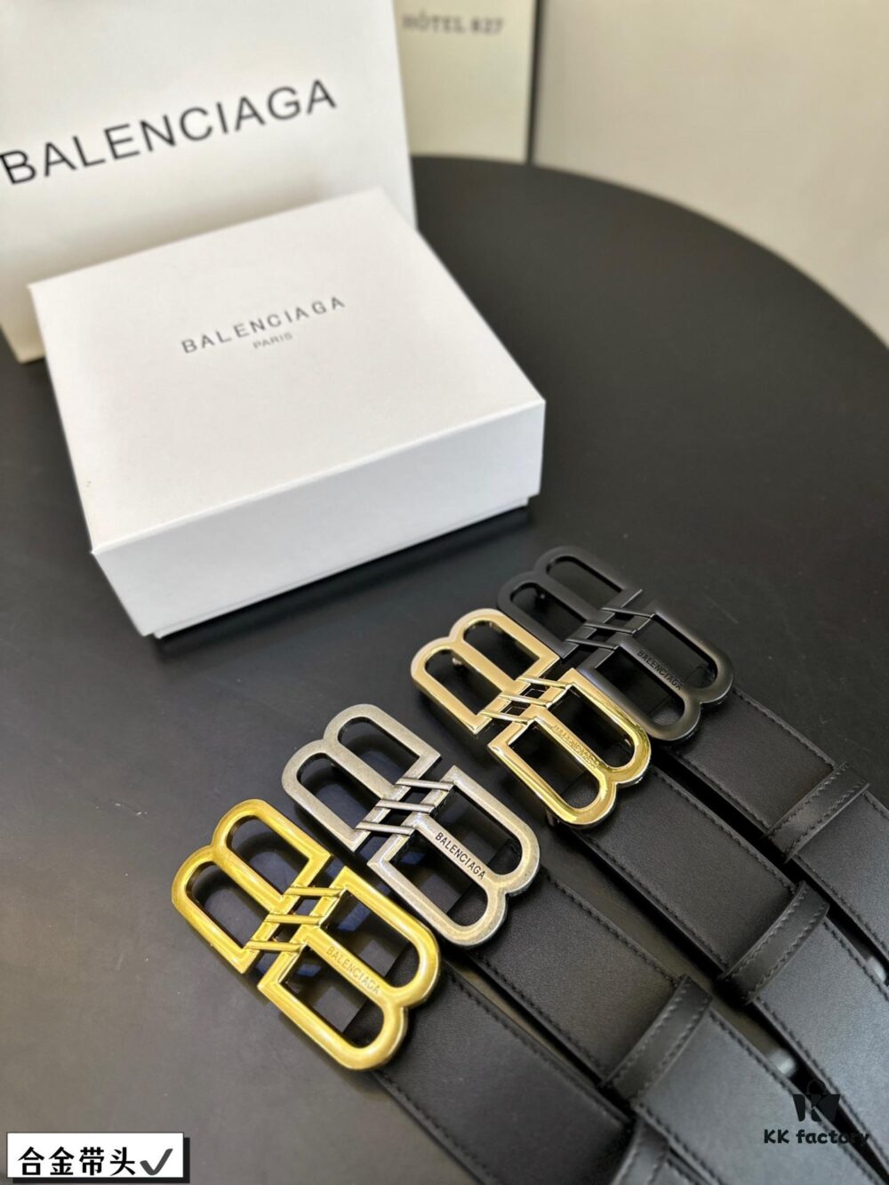Balenciaga Belt [Heyha] Cowhide Leather Belt - Popular Unisex Design, Hottest Version, Full Packaging, High Quality, Non-Fading Hardware, Authentic-Like Buckle with Gift Box and Tote Bag