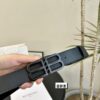 Balenciaga Belt [Heyha] Cowhide Leather Belt - Popular Unisex Design, Hottest Version, Full Packaging, High Quality, Non-Fading Hardware, Authentic-Like Buckle with Gift Box and Tote Bag