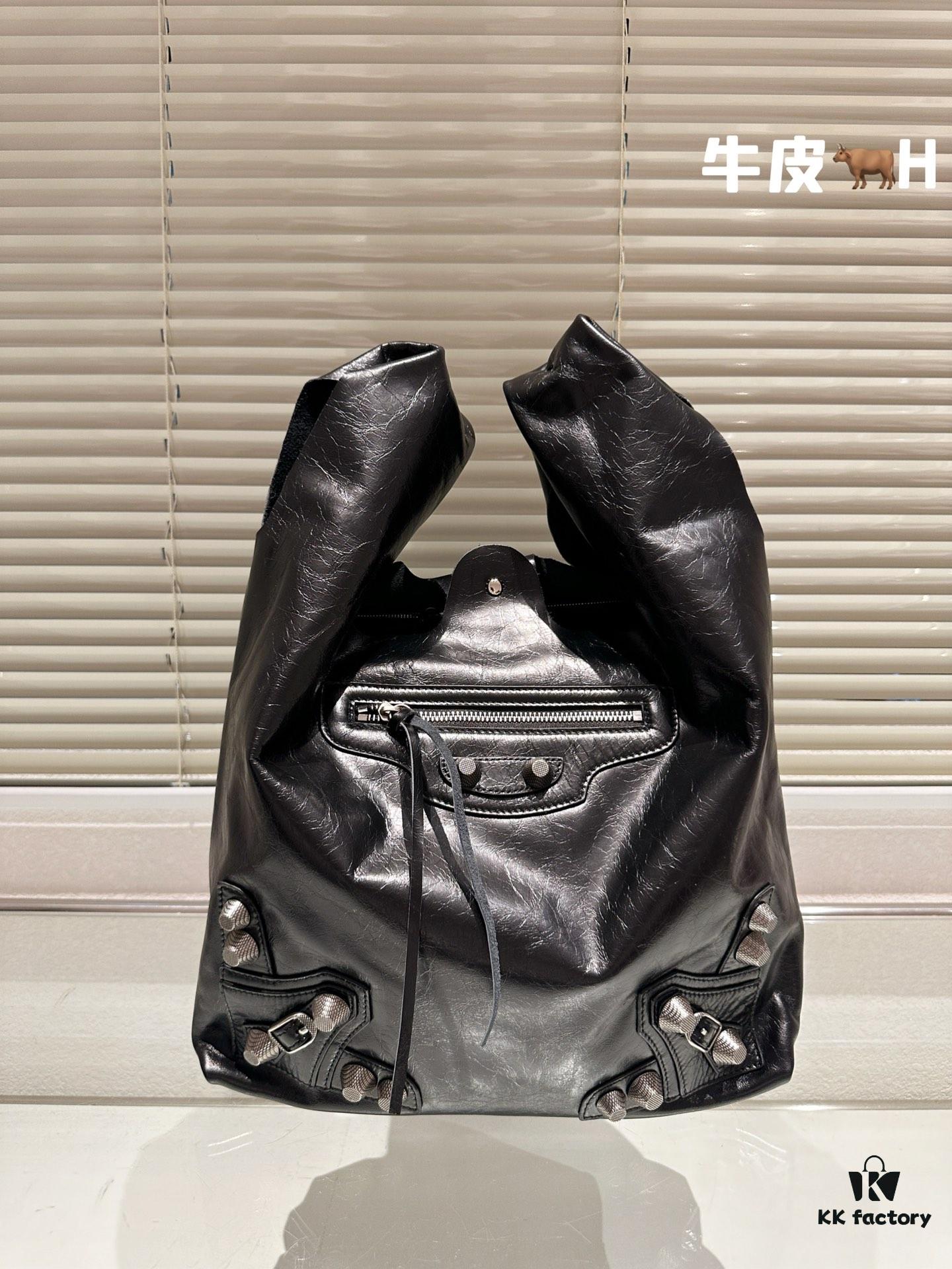 Balenciaga Spring 24 Le Cagole Biker Vest Shopping Bag