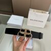 Balenciaga Belt Leather Belt Men's Cowhide Belt D-29 Full Package