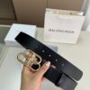 Balenciaga Belt Leather Belt Men's Cowhide Belt D-29 Full Package