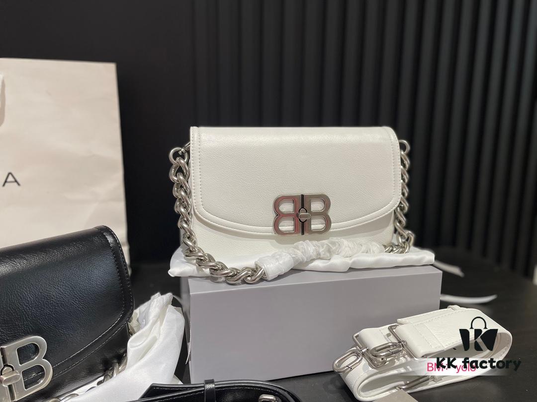 Small and Large Sizes with Foldable Gift Box Balenciaga BB Soft Flap Bag New Arrival