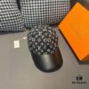 Box with Cloth Bag, LV (Louis Vuitton) New Original Single Baseball Cap, Cowhide Combined, 1:1 Mold Customized, Authentic Denim Fabric, Exquisite Craftsmanship, Superior Quality, Basic Head Circumference 56cm, Adjustable Patch