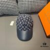 Box and Cloth Bag Included, LV (Louis Vuitton) New Original Order Baseball Cap, Cowhide Leather Patchwork, 1:1 Mold Custom Made, Authentic Denim Fabric, Exquisite Craftsmanship, Premium Quality, Standard Head Circumference 56cm, Adjustable Strap