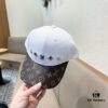 Louis Vuitton New Arrival Authentic Replica Baseball Cap, Classic Checkered Pattern, 1:1 Mold Customized, Original Department Store Fabric with Top-Grade Leather, Small Checkered Design, Stylish and High Quality, Basic Head Circumference 56cm, Adjustable Patch