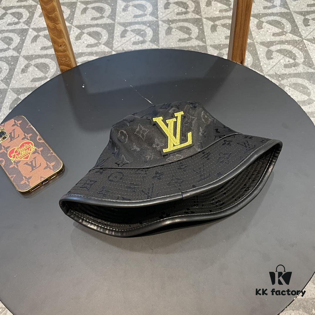LV Bucket Hat 🧢 New Louis Vuitton Monogram Bucket Hat 🧢 Hot Selling, Versatile Accessory 🥰 Looks Great with Any Outfit, Excellent Quality 👍 Fashionable and Matchable Bucket Hat, Baseball Cap, Knit Hat
