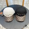 Louis Vuitton New Authentic Replica Baseball Cap, Classic Checkerboard Pattern, 1:1 Custom Molded, Original Store Fabric with Top-Grade Cowhide