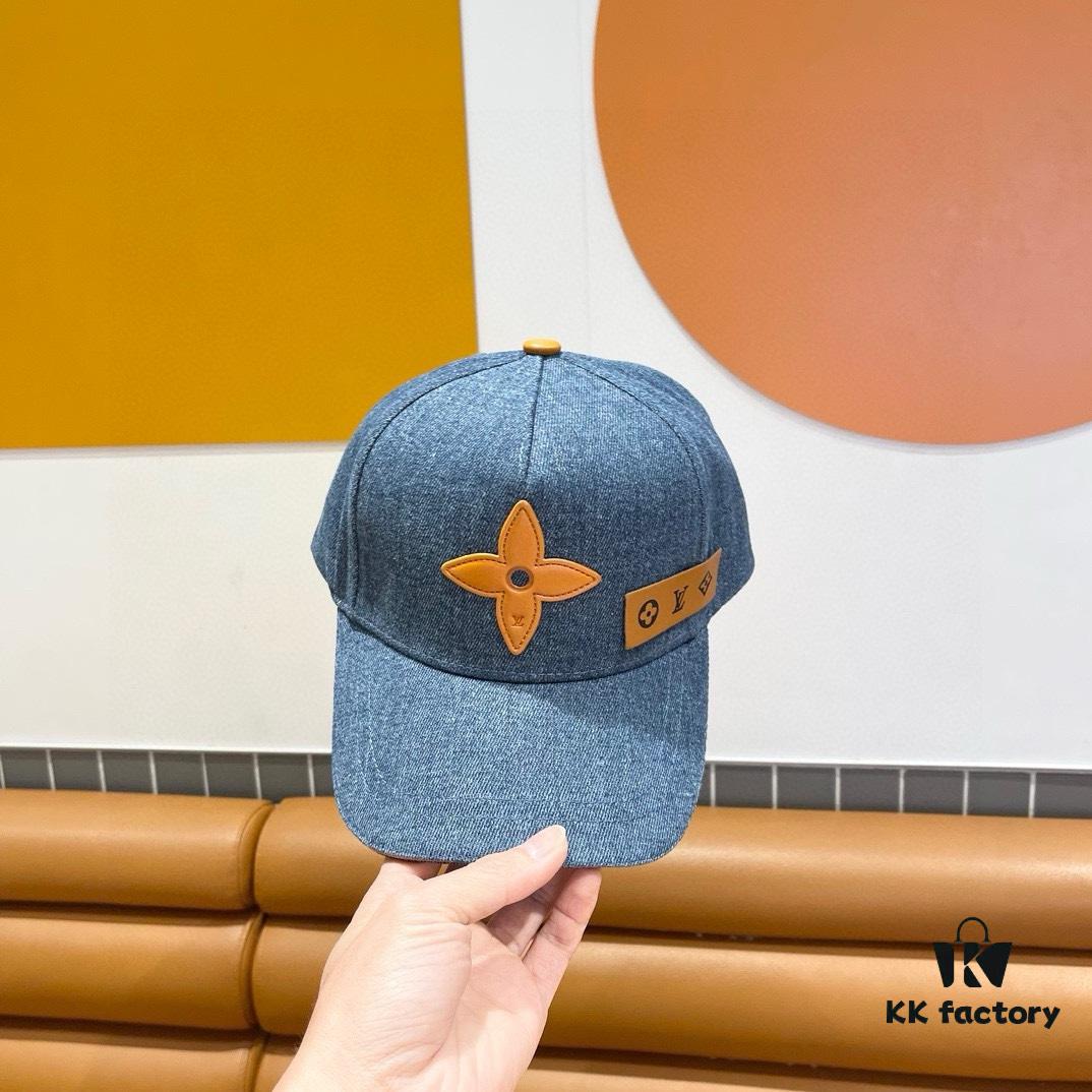 Louis Vuitton New Patchwork Denim Baseball Cap