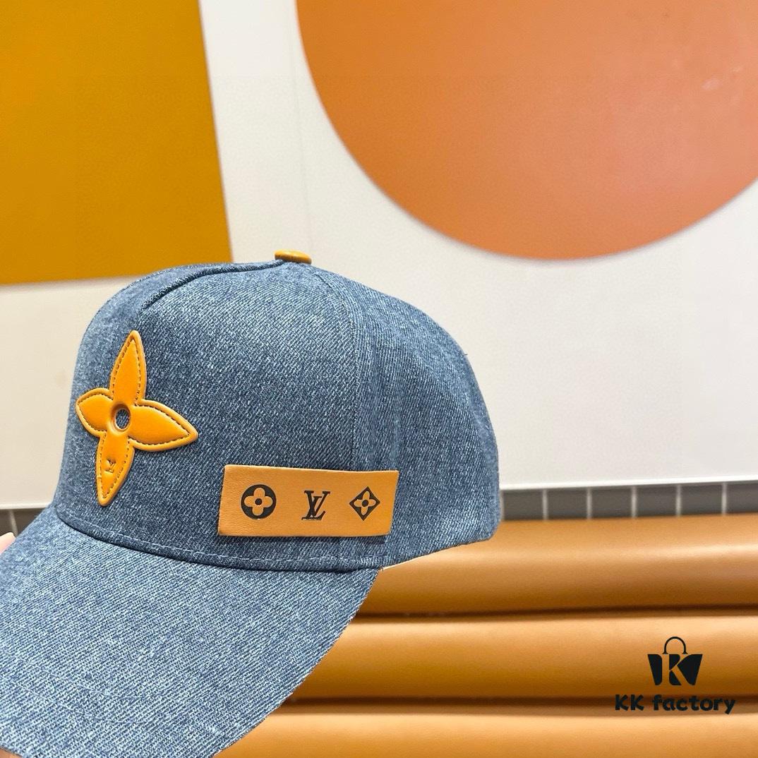Louis Vuitton New Patchwork Denim Baseball Cap