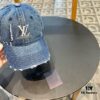 Louis Vuitton LV Embroidered Baseball Cap, New Arrival from Official Counter, Unisex Sun Hat, Fisherman Cap, Knit Cap