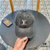 Louis Vuitton LV Embroidered Baseball Cap, New Arrival from Official Counter, Unisex Sun Hat, Fisherman Cap, Knit Cap