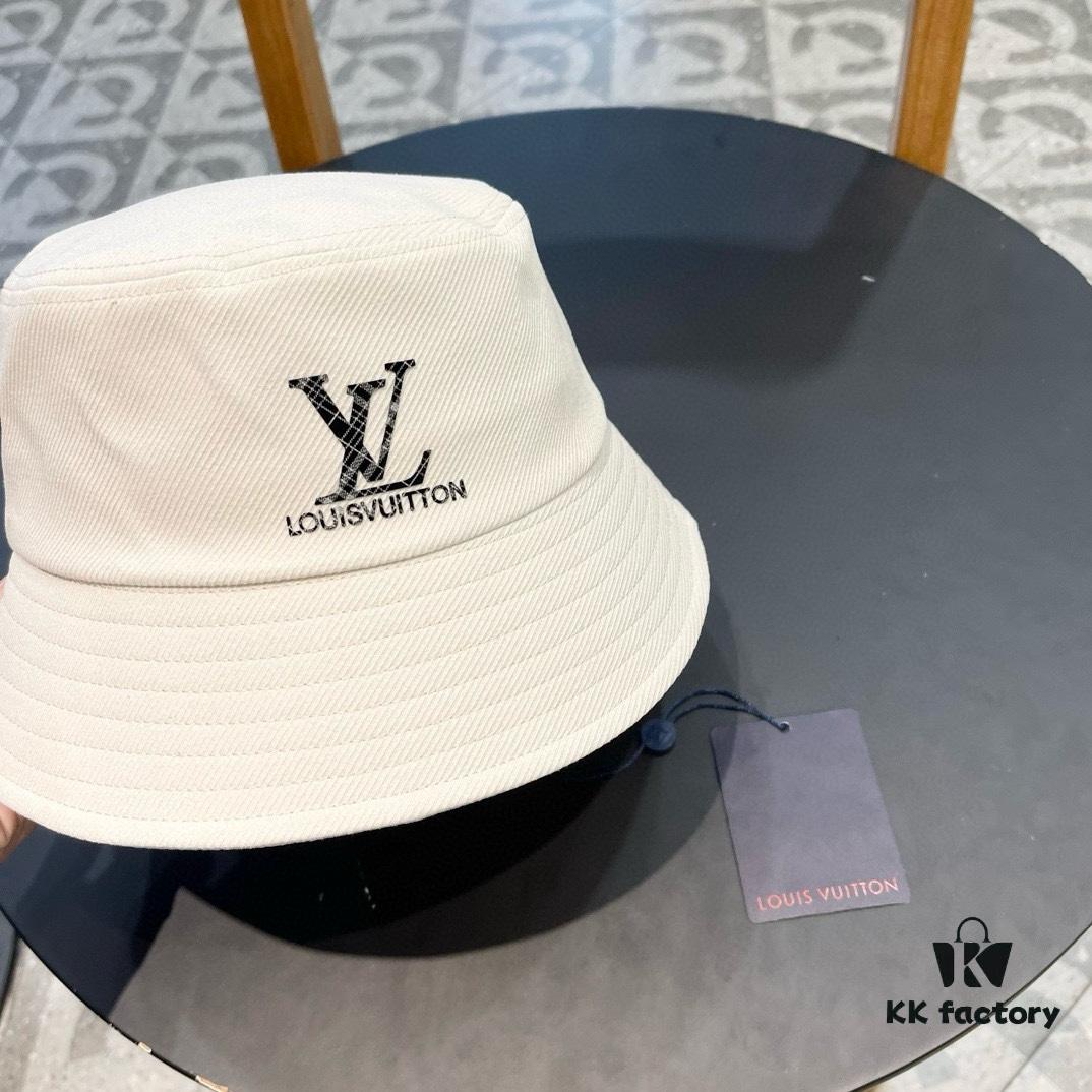 Louis Vuitton 2024 Spring Fisherman Hat, Classic and Timeless Design, Suitable for All Seasons, Essential Outdoor Accessory, Flattering Face-Framing Fit