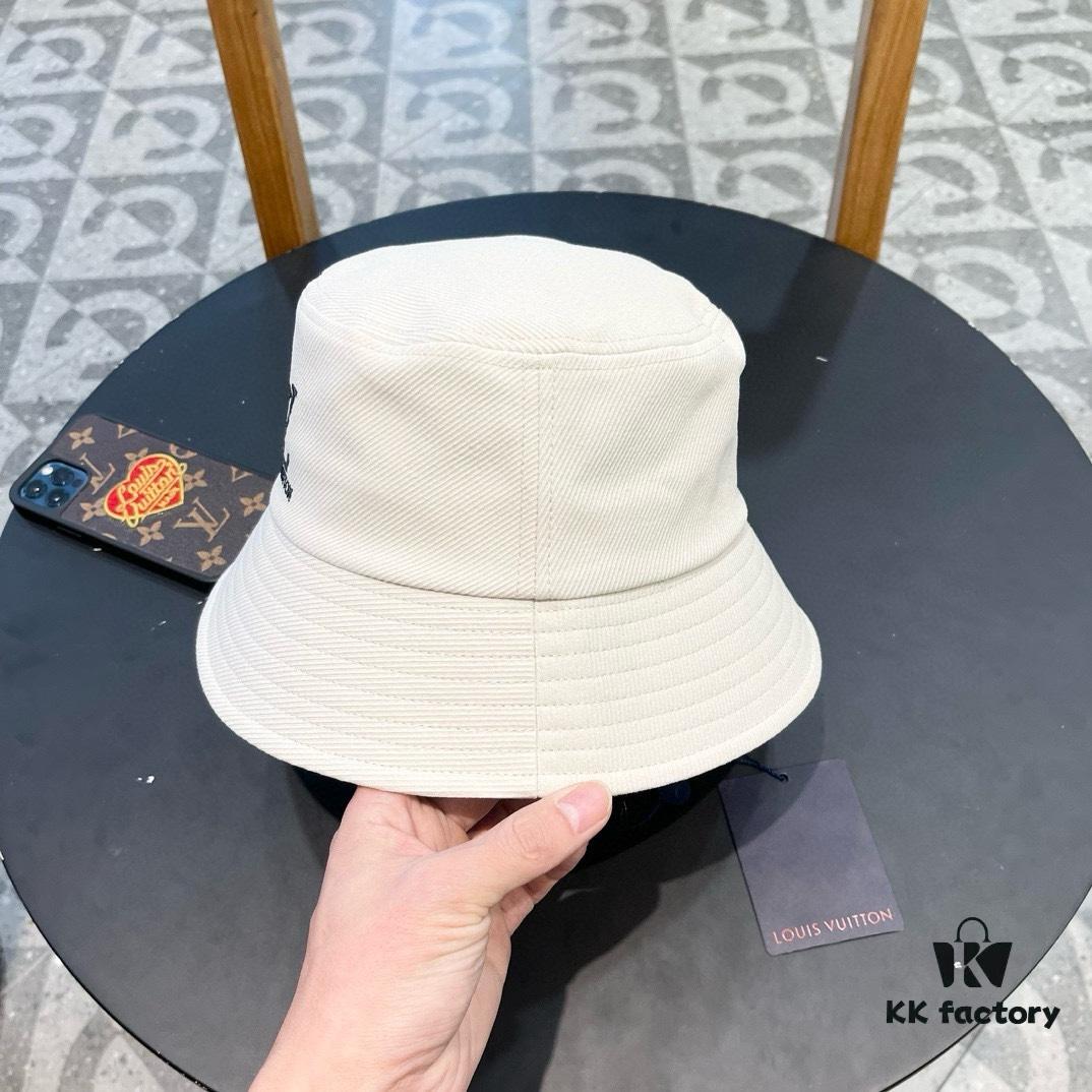 Louis Vuitton 2024 Spring Fisherman Hat, Classic and Timeless Design, Suitable for All Seasons, Essential Outdoor Accessory, Flattering Face-Framing Fit