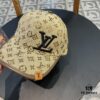 LV (Louis Vuitton) New Original Single Baseball Cap, Monogram Canvas Combined Design, 1:1 Mold Customized, Premium Canvas Fabric with Store-Grade Monogram Leather, Heavy Embroidery, Exquisite Craftsmanship