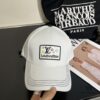 LV Louis Vuitton Original Embroidered Baseball Cap, Store Hot-Selling Style, Cotton Lining, Lightweight and Breathable