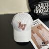 Louis Vuitton LV Embroidered Baseball Cap, New Arrival from Boutique, Unisex Sun Hat, Fisherman Cap, Knit Cap