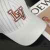 Louis Vuitton LV Embroidered Baseball Cap, New Arrival from Boutique, Unisex Sun Hat, Fisherman Cap, Knit Cap