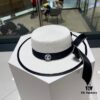 2023 New LV Straw Classic Popular Bucket Hat, Fashionable and Elegant, Simple and Versatile