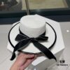 2023 New LV Straw Classic Popular Bucket Hat, Fashionable and Elegant, Simple and Versatile