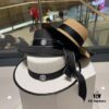 2023 New LV Woven Classic Popular Bucket Hat, Straw Hat, Dress Hat - Simple and Elegant, Versatile Accessory, Perfect for Streetwear