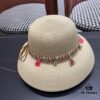 LV Louis Vuitton 2024 New Sun Protection Straw Hat 😍 Beach Style, Simple and Elegant, Trendy Silhouette, Must-Have for Outings