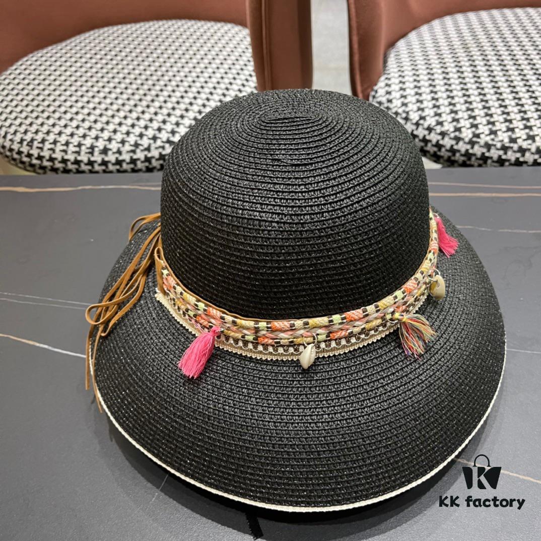 LV Louis Vuitton 2024 New Sun Hat 🤩 Beach Style, Simple and Elegant, Trendy Silhouette, Must-Have for Outings